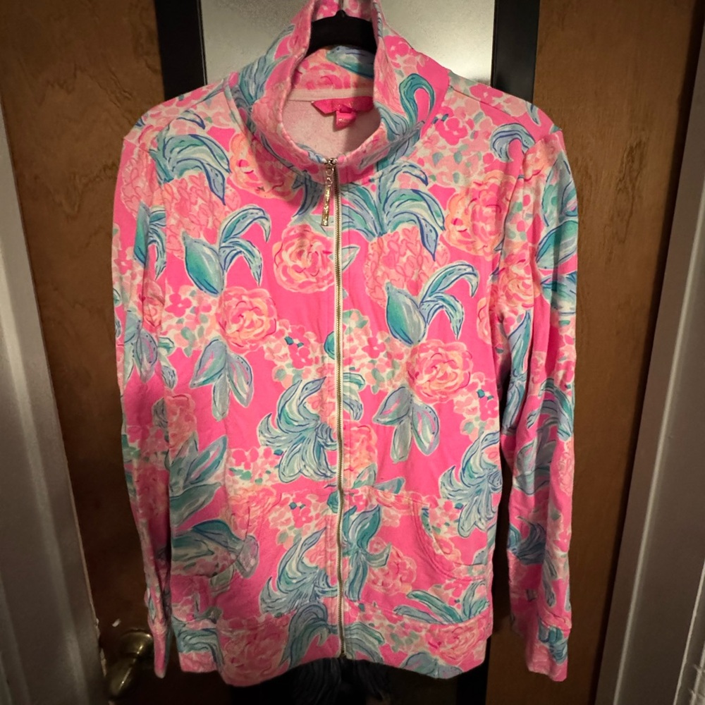 Lilly Pulitzer PINKING POSITIVE Jacket PROSECCO PINK